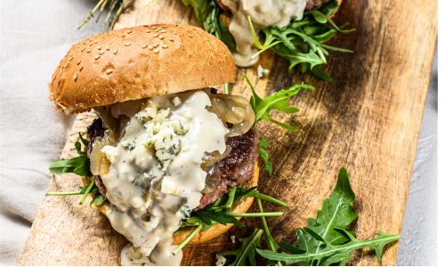 Gourmet Blue Burger
