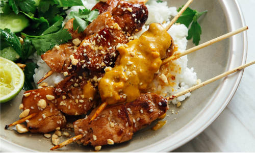 Peanut Chicken Satay