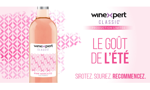 Retour du rosé PINK MOSCATO - Production Limitée