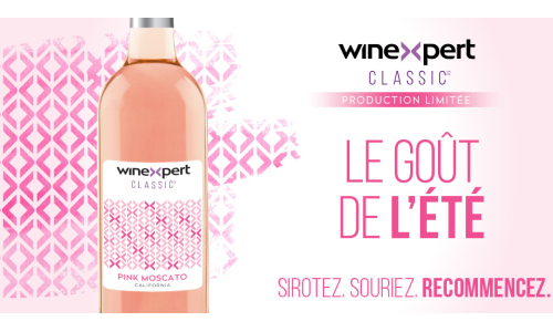 Retour du rosé PINK MOSCATO - Production Limitée