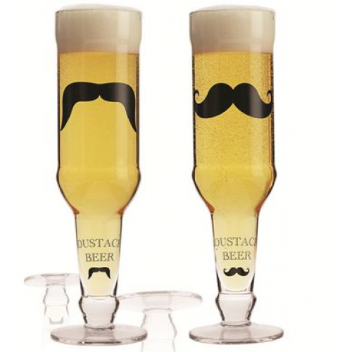 Verre à Bière (2) La Moustache